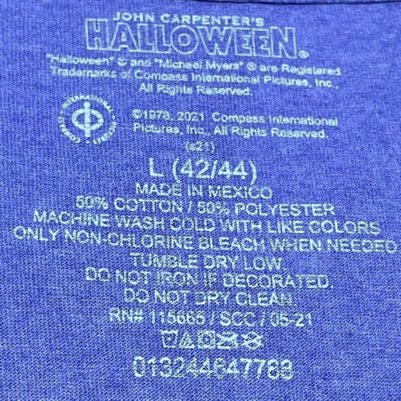 John Carpenter‘s Halloween Movie Graphic T-shirt size Large - Picture 3 of 5